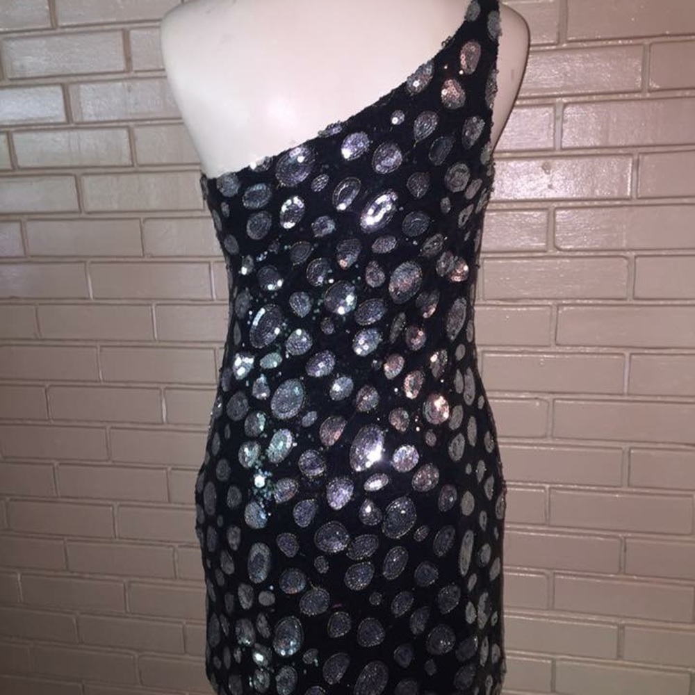 Black by Blush Prom sequin cocktail dress size 4